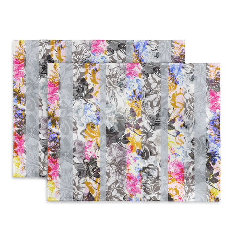 Marta Barragan Camarasa Flowery Fractal Placemat