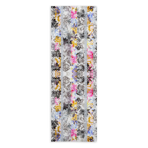 Marta Barragan Camarasa Flowery Fractal Yoga Towel