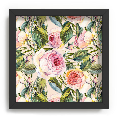 Marta Barragan Camarasa Flowery meadow Recessed Framing Square