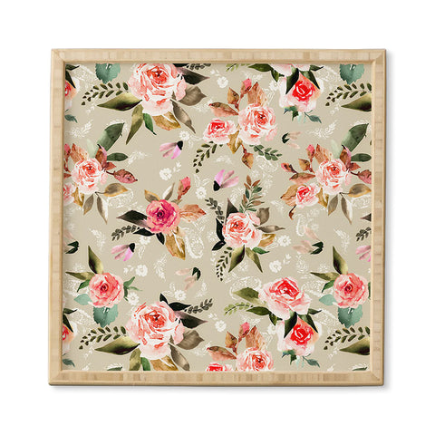 Marta Barragan Camarasa Flowery meadow bouquets Framed Wall Art