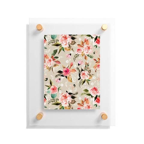 Marta Barragan Camarasa Flowery meadow bouquets Floating Acrylic Print