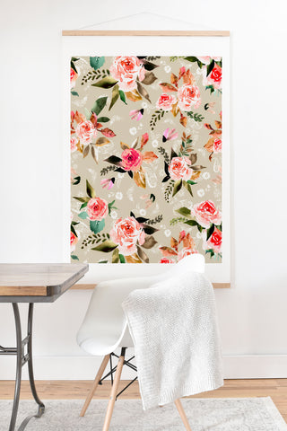 Marta Barragan Camarasa Flowery meadow bouquets Art Print And Hanger