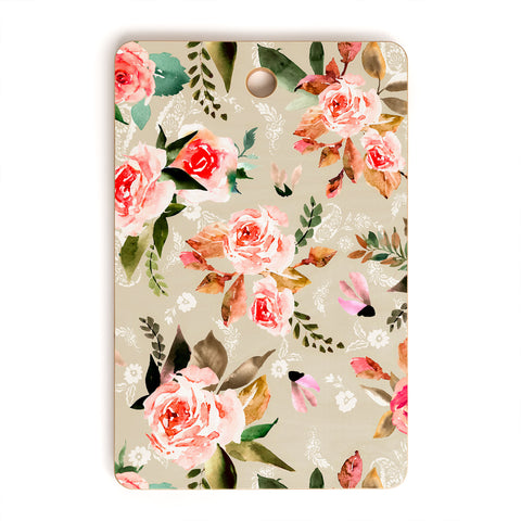Marta Barragan Camarasa Flowery meadow bouquets Cutting Board Rectangle
