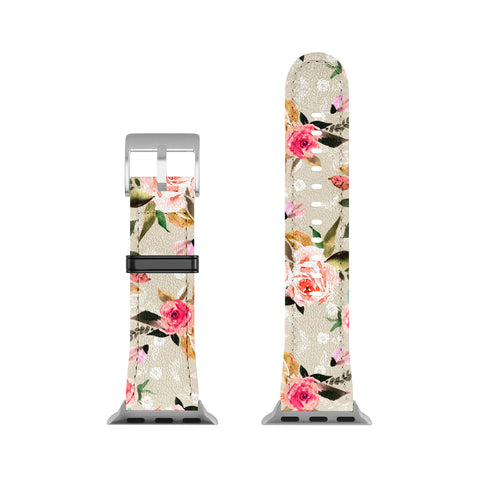 Marta Barragan Camarasa Flowery meadow bouquets Apple Watch Band