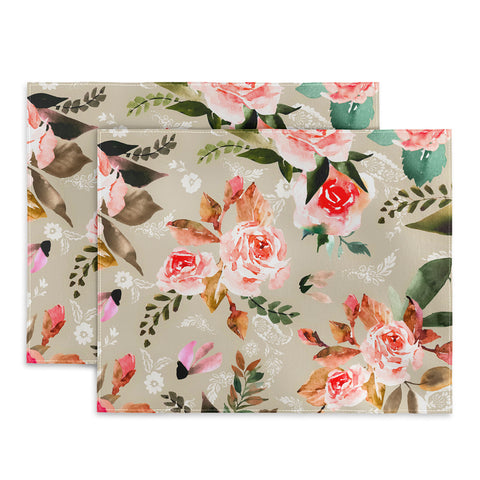 Marta Barragan Camarasa Flowery meadow bouquets Placemat