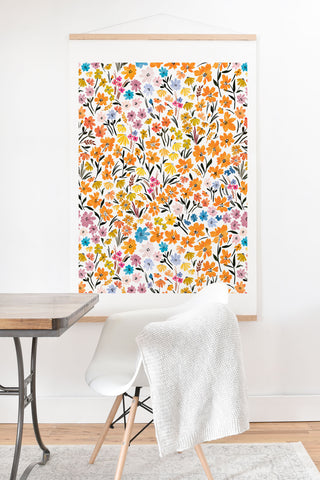 Marta Barragan Camarasa Flowery Meadow Colors Art Print And Hanger