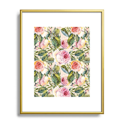 Marta Barragan Camarasa Flowery meadow Metal Framed Art Print