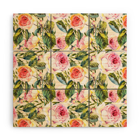 Marta Barragan Camarasa Flowery meadow Wood Wall Mural