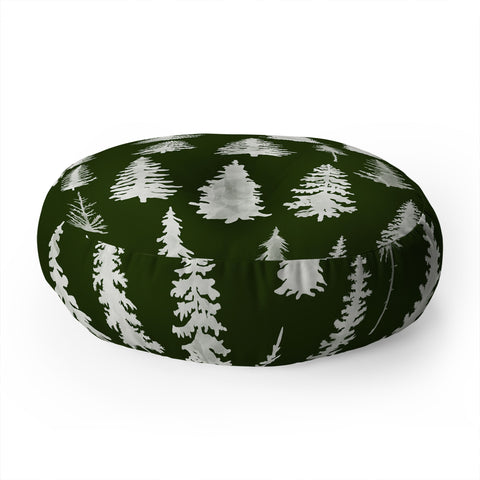 Marta Barragan Camarasa Forest 07 I Floor Pillow Round