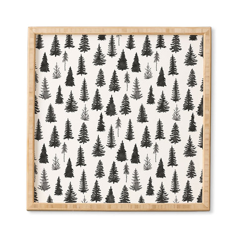 Marta Barragan Camarasa Forest in BW Framed Wall Art