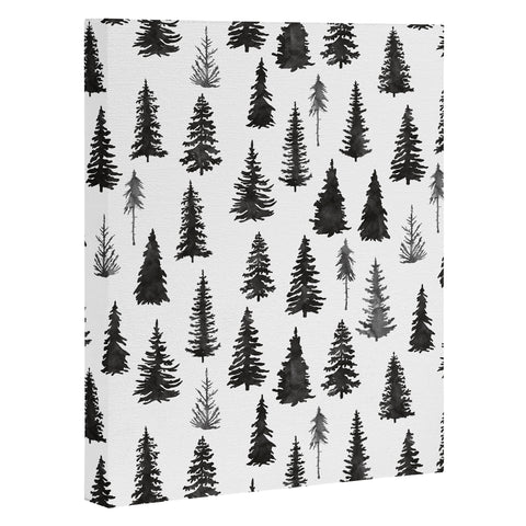 Marta Barragan Camarasa Forest in BW Art Canvas