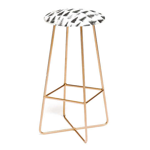 Marta Barragan Camarasa Forest in BW Bar Stool