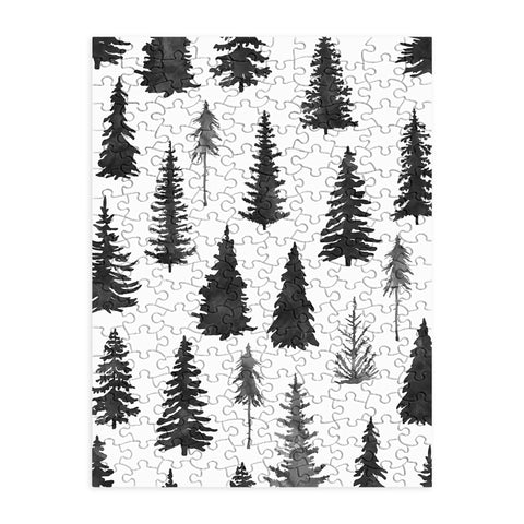 Marta Barragan Camarasa Forest in BW Puzzle