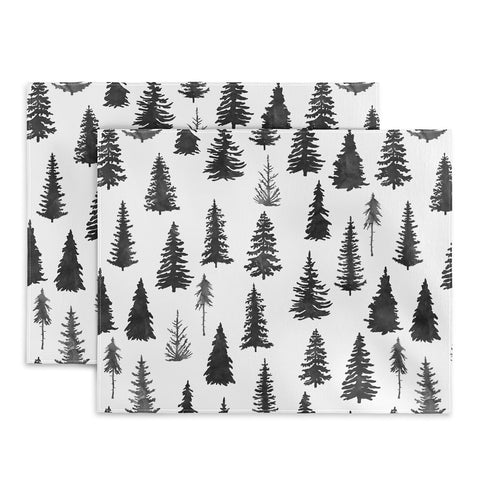 Marta Barragan Camarasa Forest in BW Placemat
