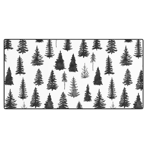 Marta Barragan Camarasa Forest in BW Desk Mat