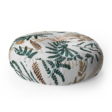 Marta Barragan Camarasa Forest wild meadow Floor Pillow Round