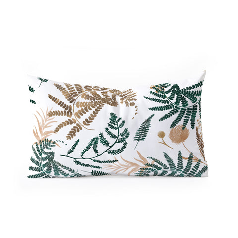 Marta Barragan Camarasa Forest wild meadow Oblong Throw Pillow