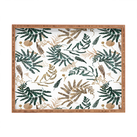 Marta Barragan Camarasa Forest wild meadow Rectangular Tray