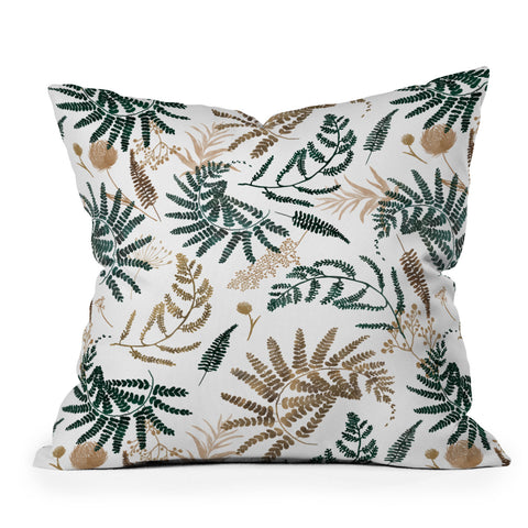 Marta Barragan Camarasa Forest wild meadow Throw Pillow