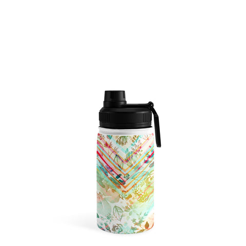 Marta Barragan Camarasa Fractal floral Water Bottle