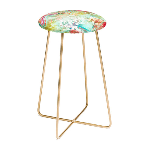 Marta Barragan Camarasa Fractal floral Counter Stool