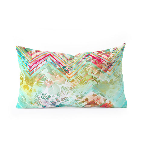 Marta Barragan Camarasa Fractal floral Oblong Throw Pillow