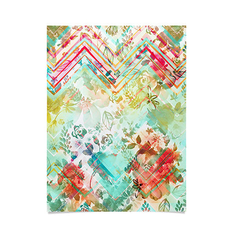 Marta Barragan Camarasa Fractal floral Poster