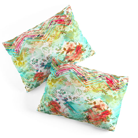 Marta Barragan Camarasa Fractal floral Pillow Shams