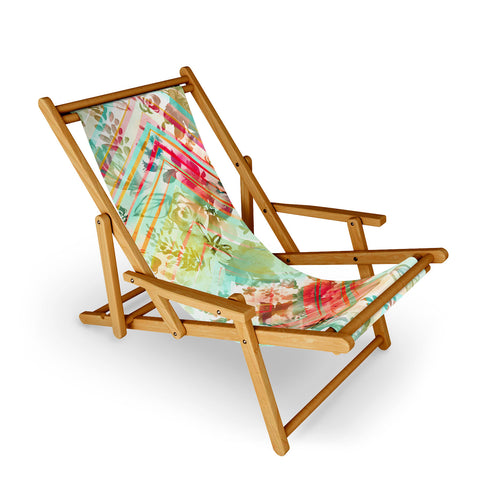 Marta Barragan Camarasa Fractal floral Sling Chair