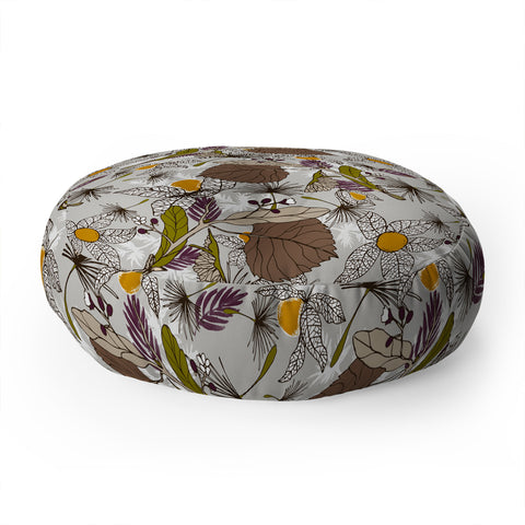 Marta Barragan Camarasa Fruit nature autumn winter Floor Pillow Round