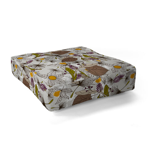 Marta Barragan Camarasa Fruit nature autumn winter Floor Pillow Square