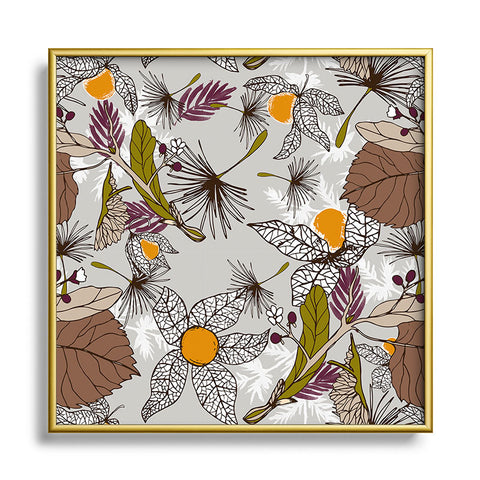 Marta Barragan Camarasa Fruit nature autumn winter Square Metal Framed Art Print