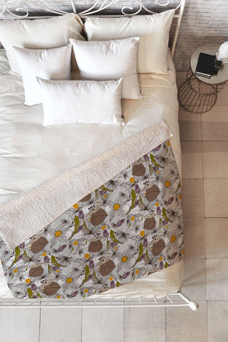 Marta Barragan Camarasa Fruit nature autumn winter Fleece Throw Blanket