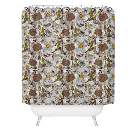 Marta Barragan Camarasa Fruit nature autumn winter Shower Curtain