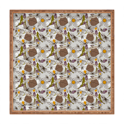 Marta Barragan Camarasa Fruit nature autumn winter Square Tray