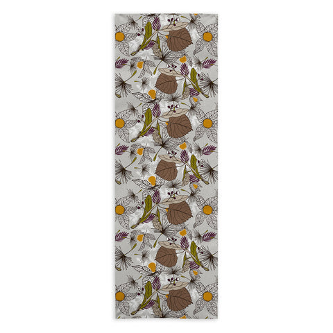 Marta Barragan Camarasa Fruit nature autumn winter Yoga Towel