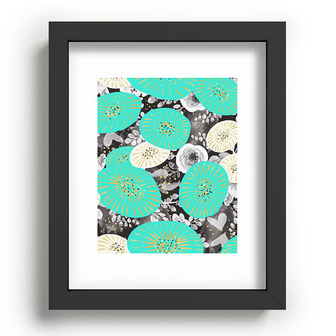 Marta Barragan Camarasa GALAXY OF FLOWERS Recessed Framing Rectangle