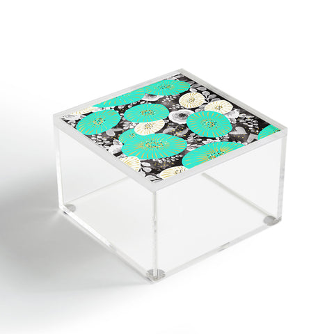 Marta Barragan Camarasa GALAXY OF FLOWERS Acrylic Box