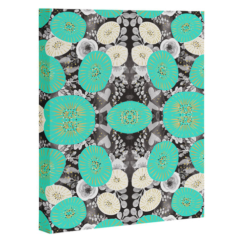 Marta Barragan Camarasa GALAXY OF FLOWERS Art Canvas