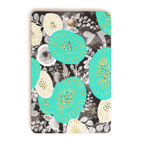 Marta Barragan Camarasa GALAXY OF FLOWERS Cutting Board Rectangle