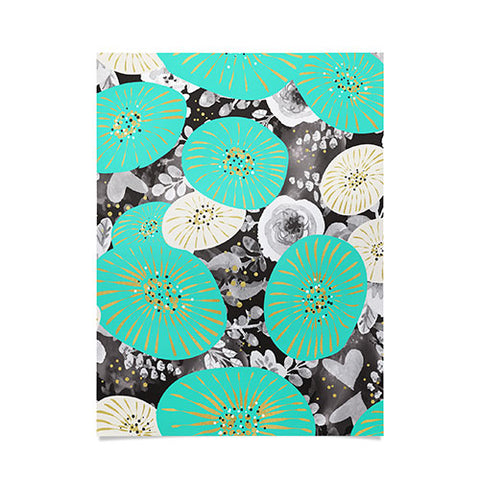 Marta Barragan Camarasa GALAXY OF FLOWERS Poster