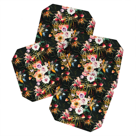 Marta Barragan Camarasa Garden bouquets Coaster Set