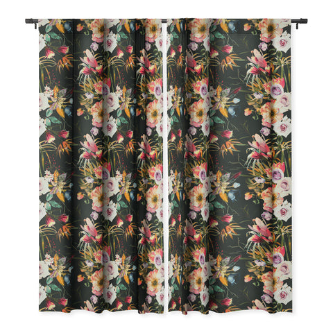 Marta Barragan Camarasa Garden bouquets Blackout Window Curtain