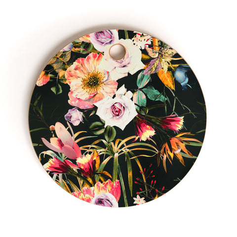 Marta Barragan Camarasa Garden bouquets Cutting Board Round