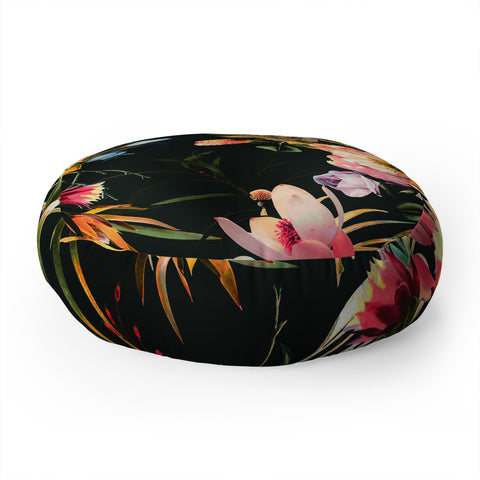 Marta Barragan Camarasa Garden bouquets Floor Pillow Round