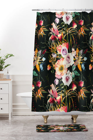 Marta Barragan Camarasa Garden bouquets Shower Curtain And Mat