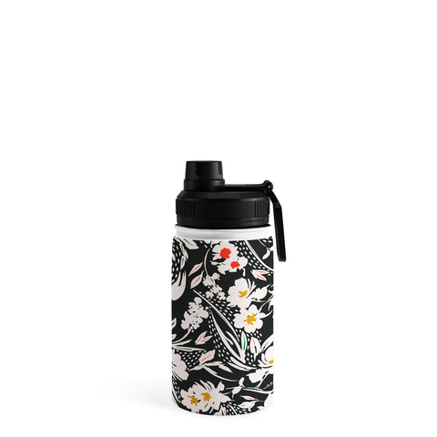 Marta Barragan Camarasa Garden floral brushstrokes Water Bottle