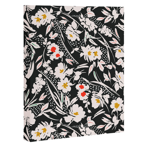 Marta Barragan Camarasa Garden floral brushstrokes Art Canvas