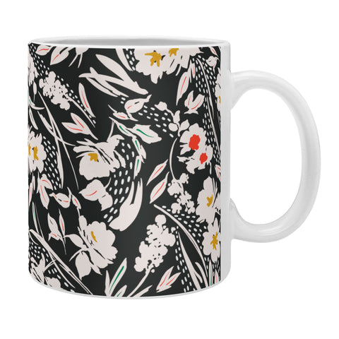 Marta Barragan Camarasa Garden floral brushstrokes Coffee Mug