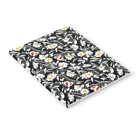 Marta Barragan Camarasa Garden floral brushstrokes Notebook